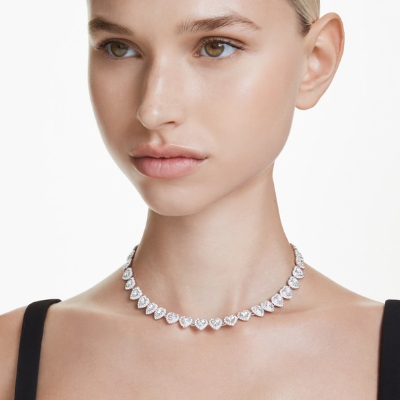 Swarovski Jewelry - Ariana Grande X Swarovski Silver Heart Necklace